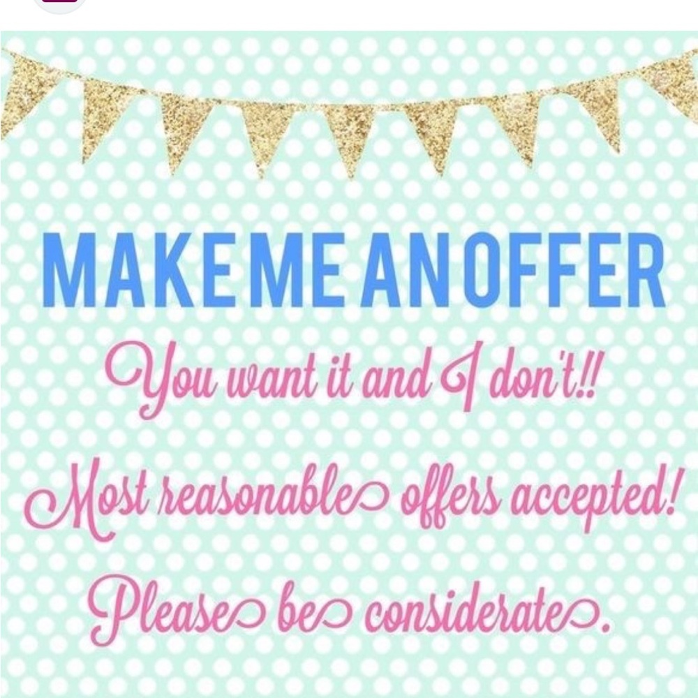 Who loves so deal?!?! Let’s make one! See something you like, but not the price!